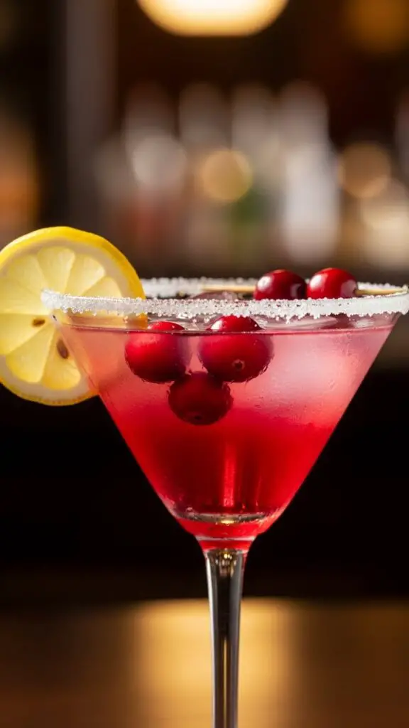Mocktail Cranberry Lemon Drop
