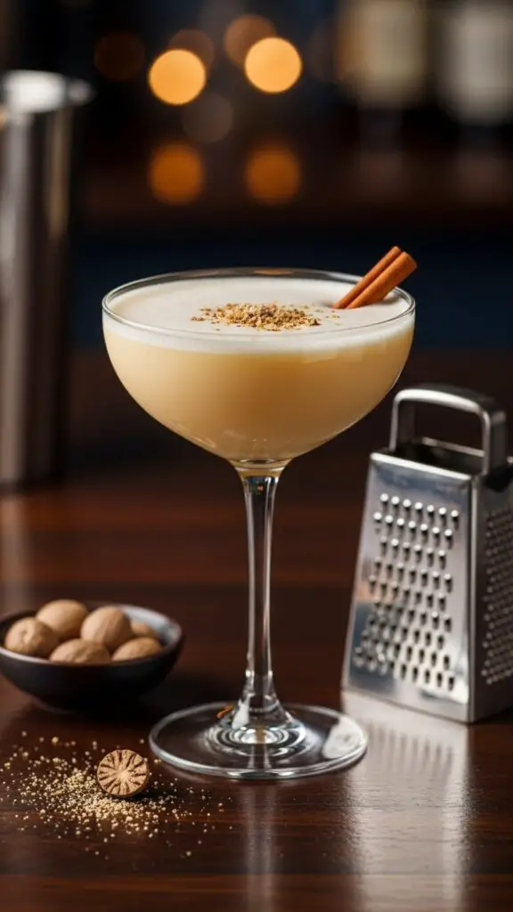 Eggnog Martini