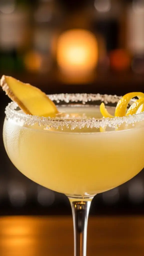 Ginger Lemon Drop Martini
