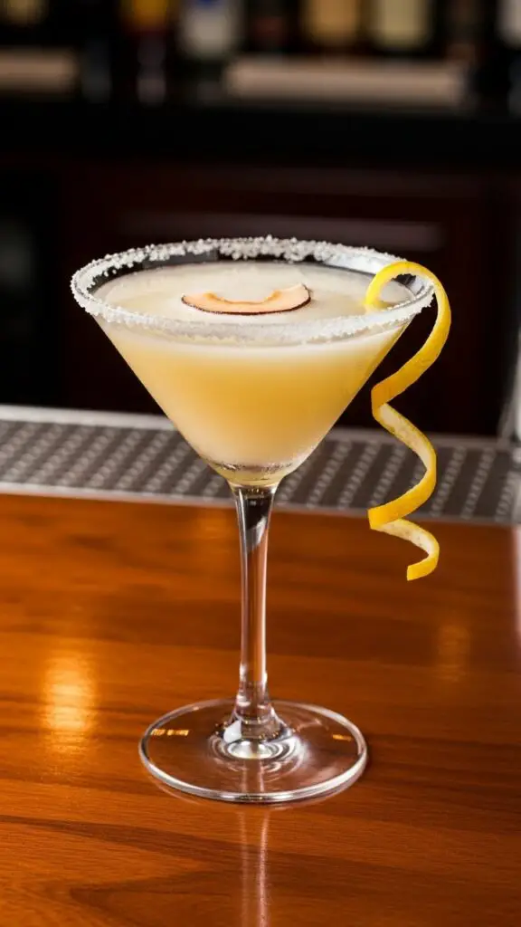 Coconut Lemon Drop Martini
