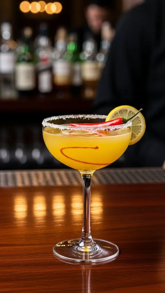 . Spicy Lemon Drop Martini