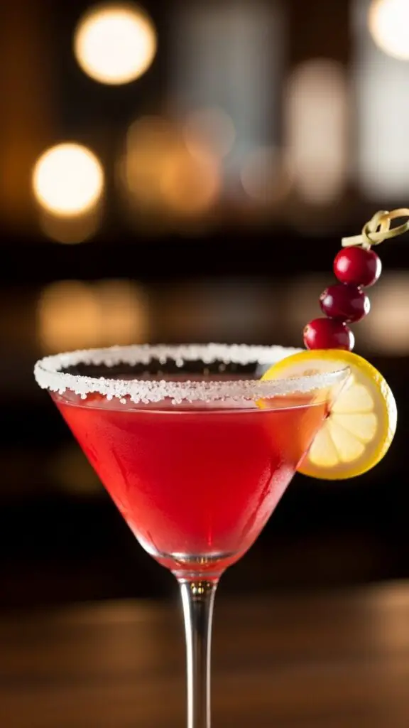 Spiced Cranberry Lemon Drop