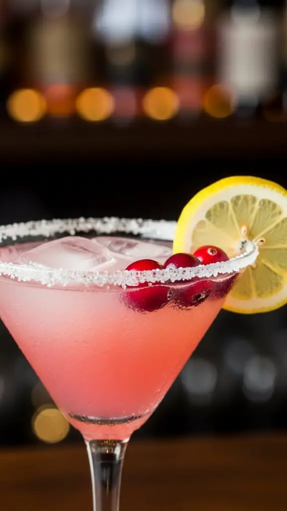 Coconut Cranberry Lemon Drop