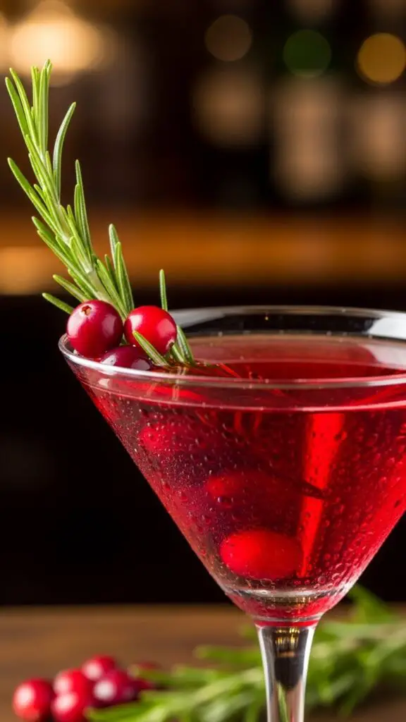 Classic Cranberry Martini with a Fresh Twist