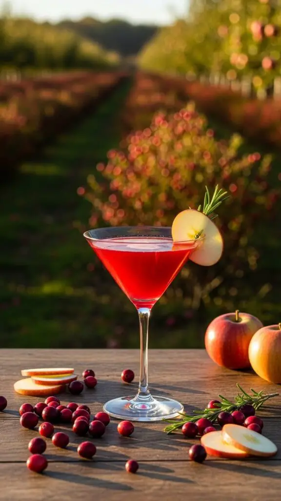 Cranberry Apple Martini Harvest