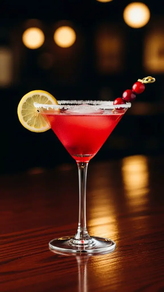 Classic Cranberry Lemon Drop Martini