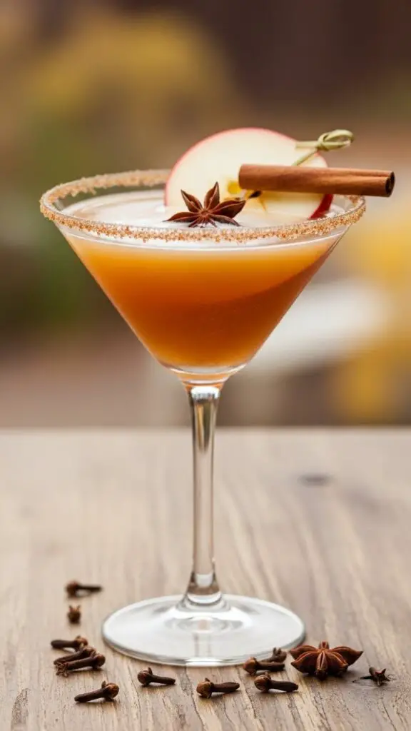 Spiced Apple Harvest Martini