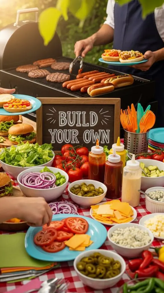 The "Build Your Own" Bar (Because People Love Playing With Their Food)