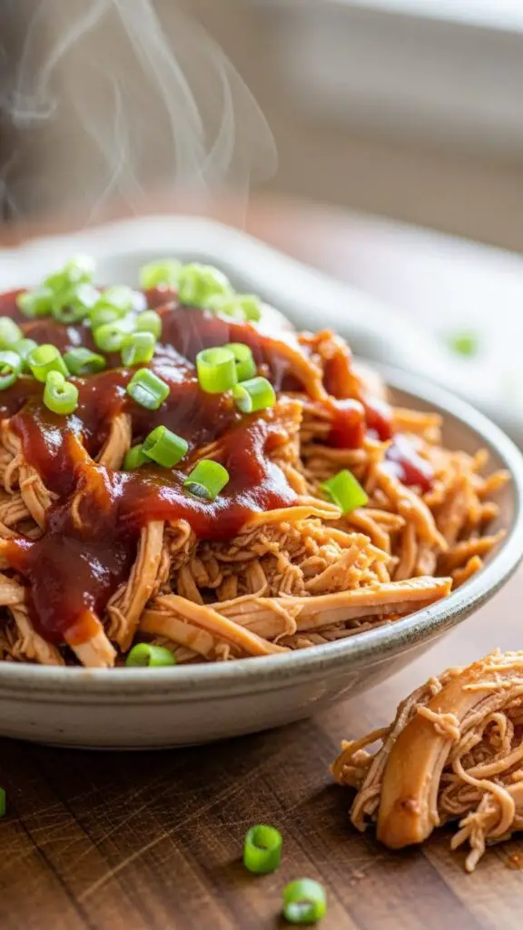 Slow Cooker BBQ Pulled Chicken