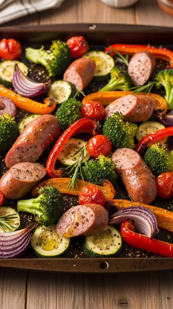 heet Pan Sausage & Veggies