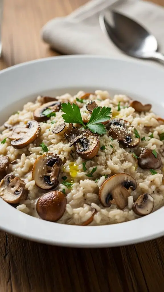 Creamy Mushroom Risotto