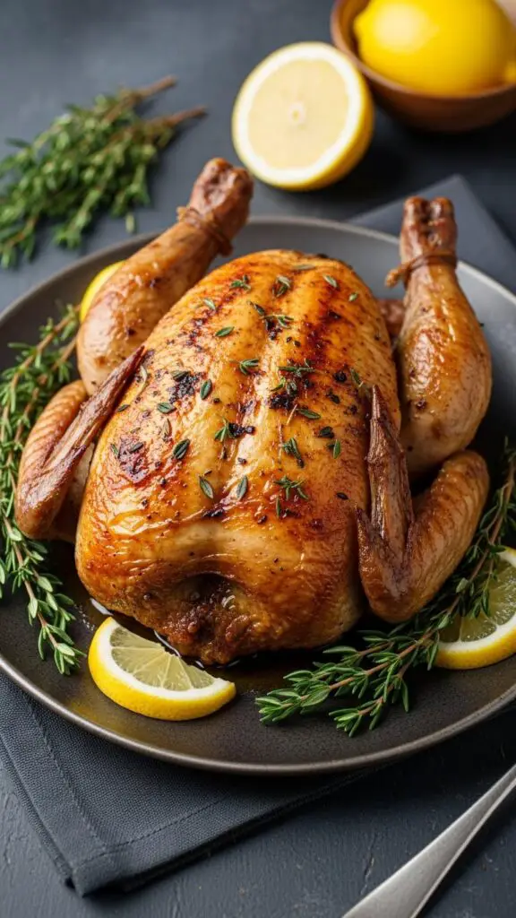 Roast Chicken with Lemon & Herbs