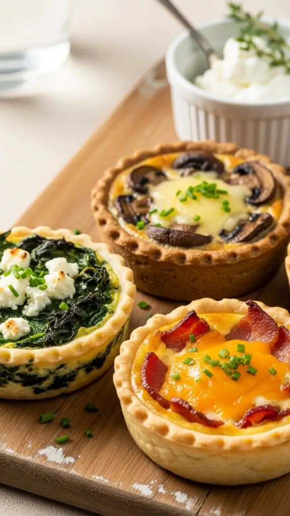 Mini Quiche Trio (Be