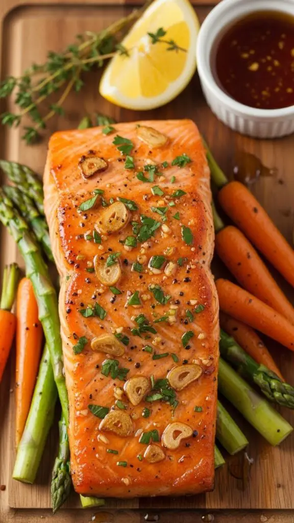 . Honey Garlic Salmon