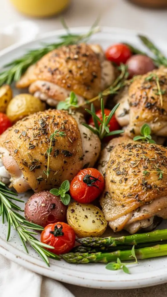 Herb-Roasted Chicken Thighs