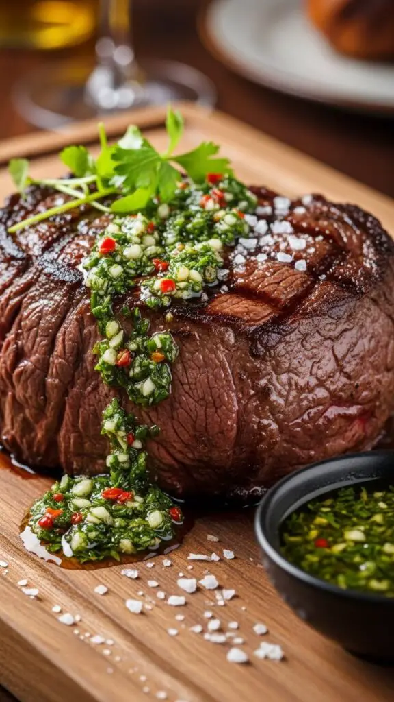 Steak with Chimichurri (M