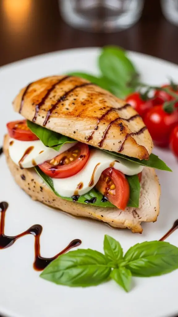 Caprese Stuffed Chicken