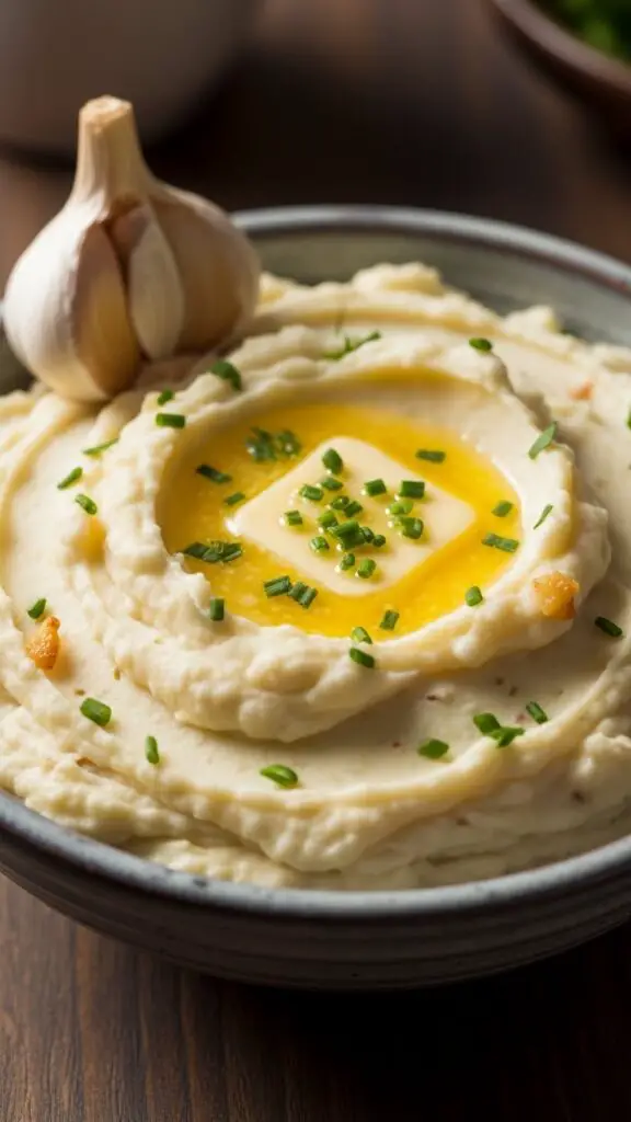 Creamy Garlic Mashed Potatoes (Fluffy > Fanc