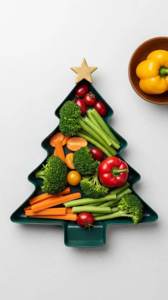 The Classic Christmas Tree Veggie Tray