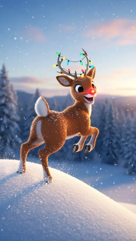 The Playful Rudolph the Red-Nosed Reindeer