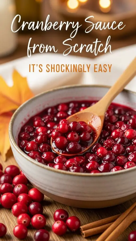 Cranberry Sauce from Scratch (I