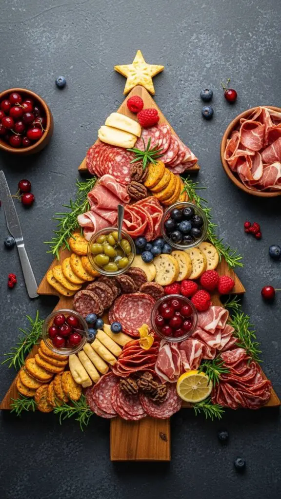 . Meat Lover’s Christmas Tree Char