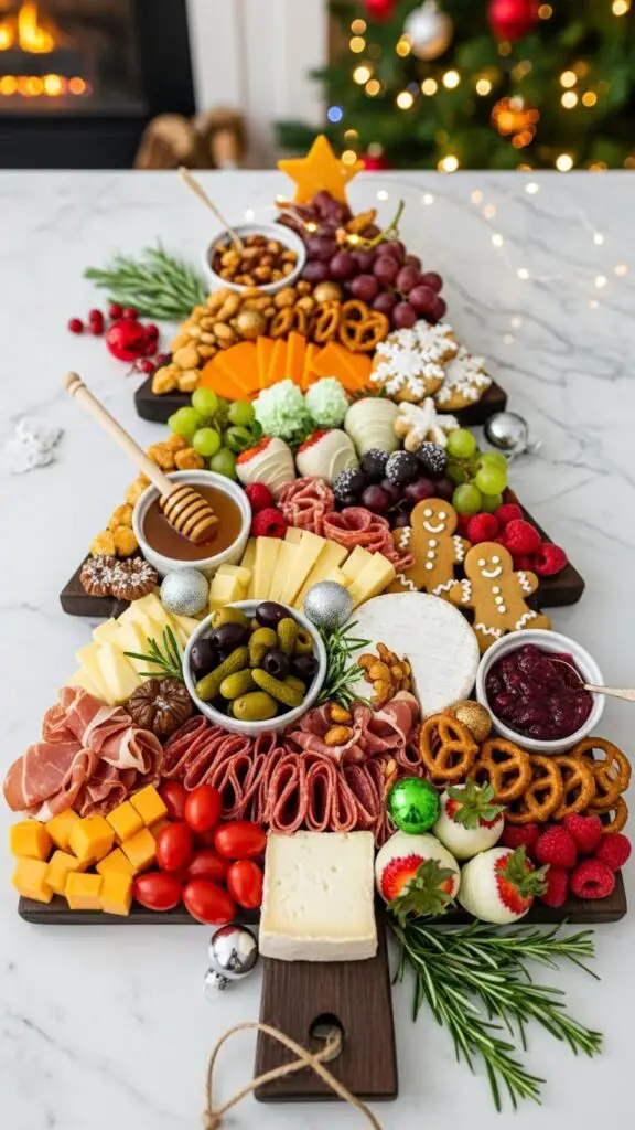 Sweet & Savory Christmas Tree Board
