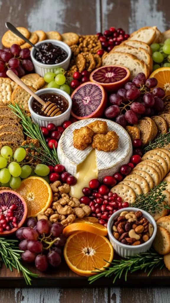 Holiday Baked Brie Board