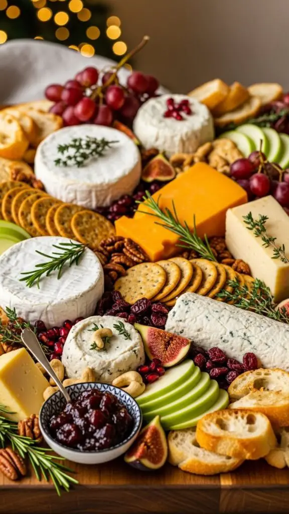 Cozy Christmas Fondue Board