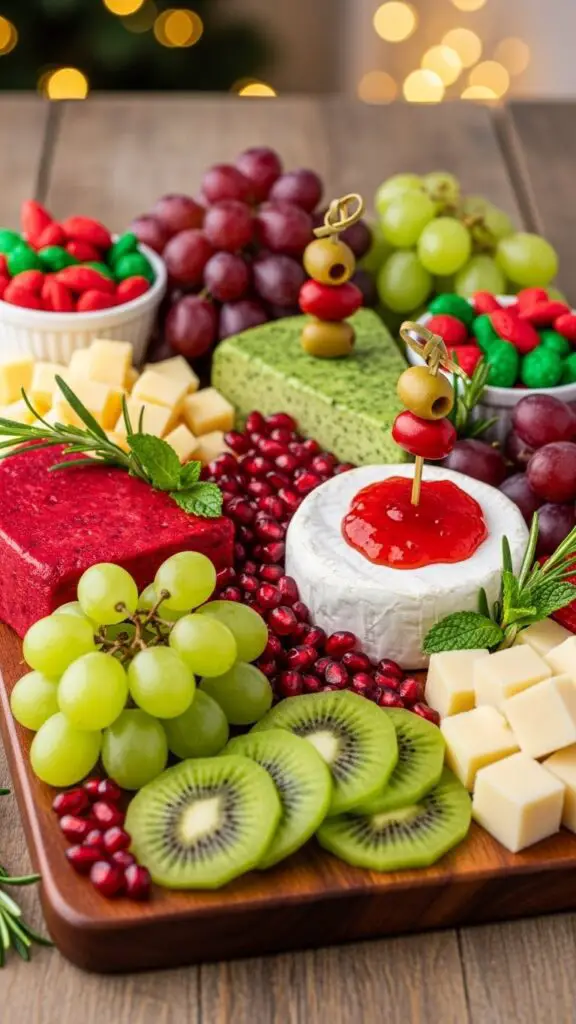 Vegan-Friendly Christmas Cheese Board
