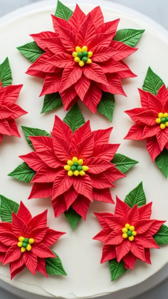 The "I Can't Believe It's Buttercream" Poinsettias