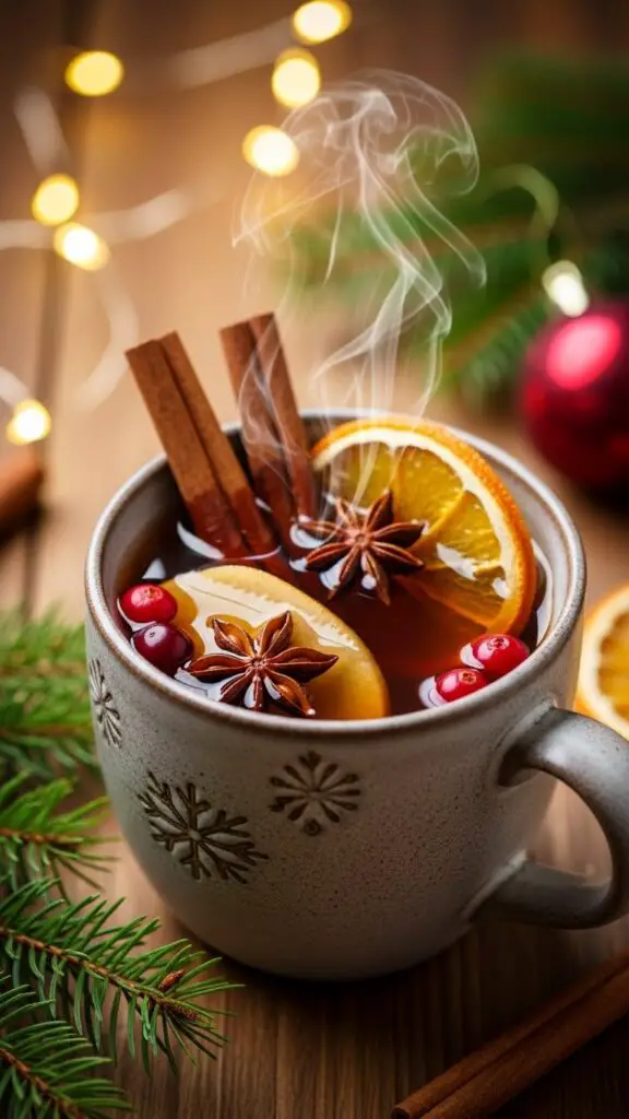 Warm Spiced Christmas Apple Cider