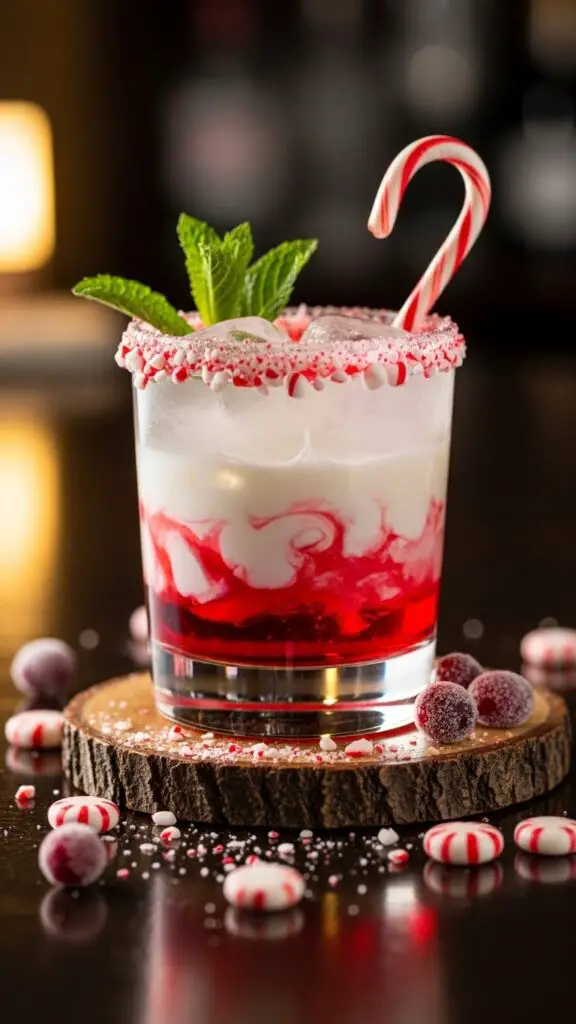 . Pomegranate Champagne Spritz