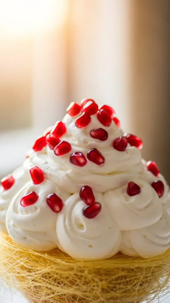 The Whipped Cream Cloud & Pomegranate Jewels