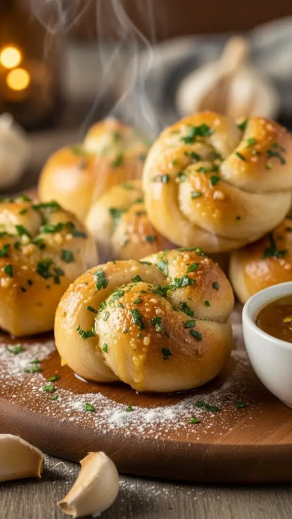Brown Butter Garlic Knots T