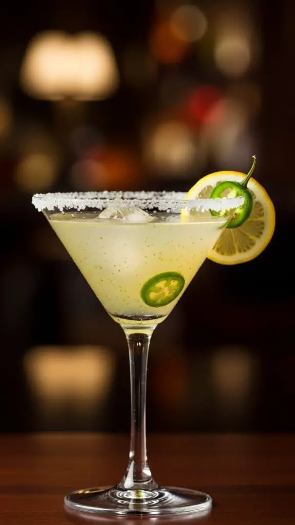 Spicy Jalapeño Lemon Drop Martini