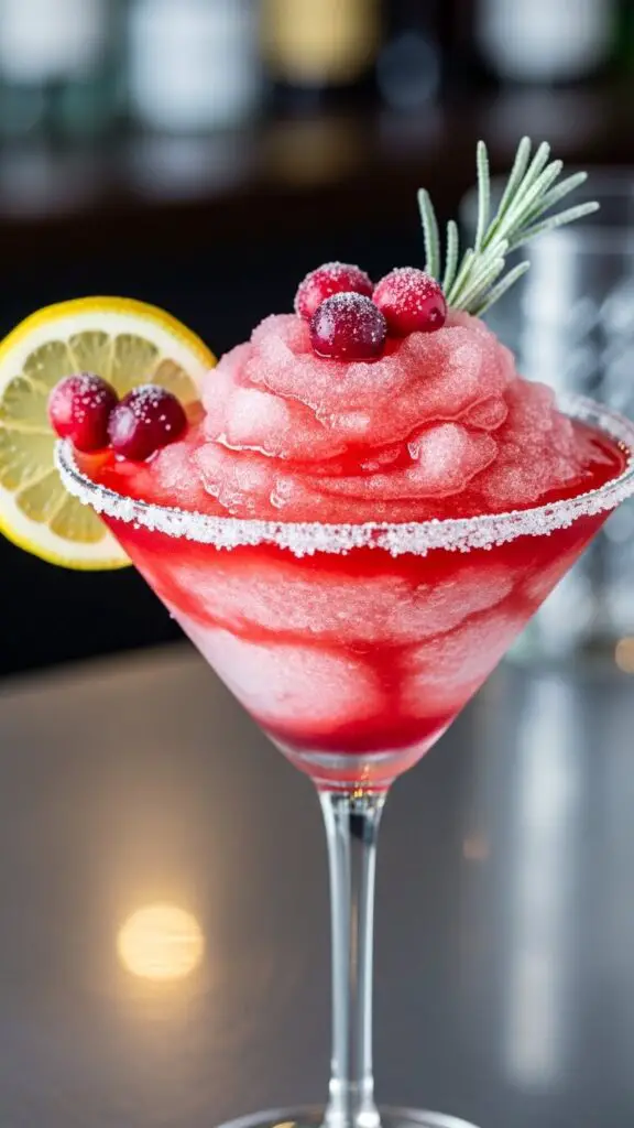 Frozen Cranberry Lemon Drop