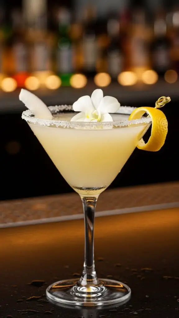 Coconut Lemon Drop Martini