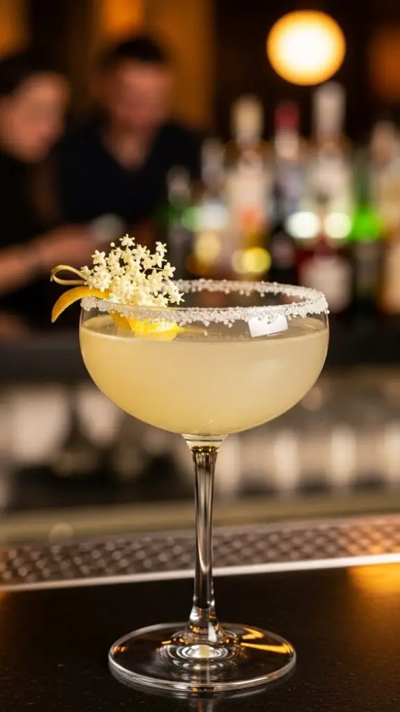 Elderflower Lemon Drop Martini