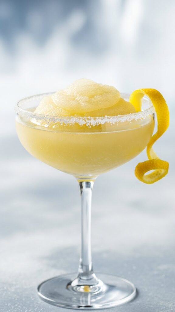 Frozen Lemon Drop Martini