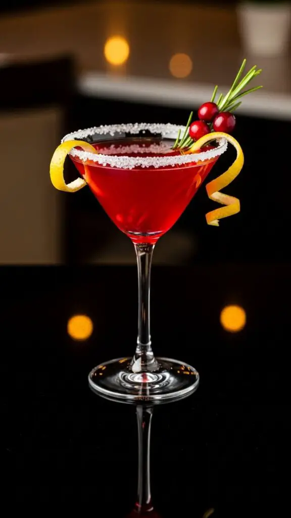 Spiced Cranberry Lemon Drop