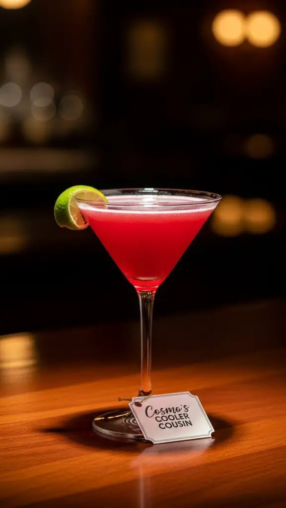 . Cranberry Cosmo Martini (Co
