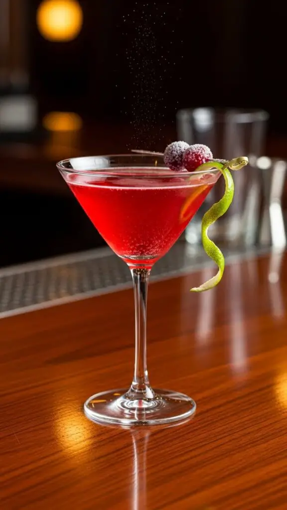 . Sparkling Cranberry Martini