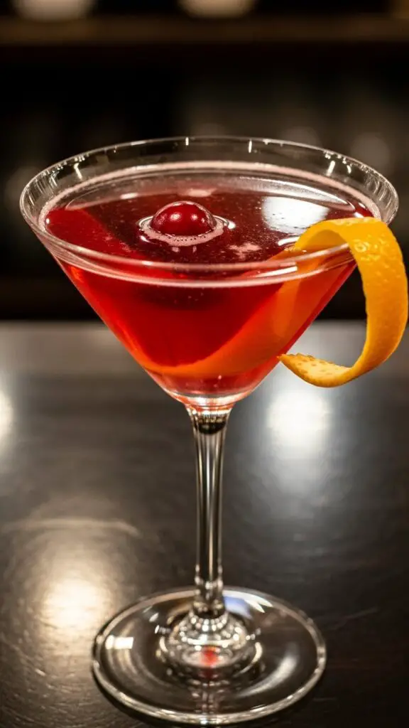 Cranberry Gin Martini (For