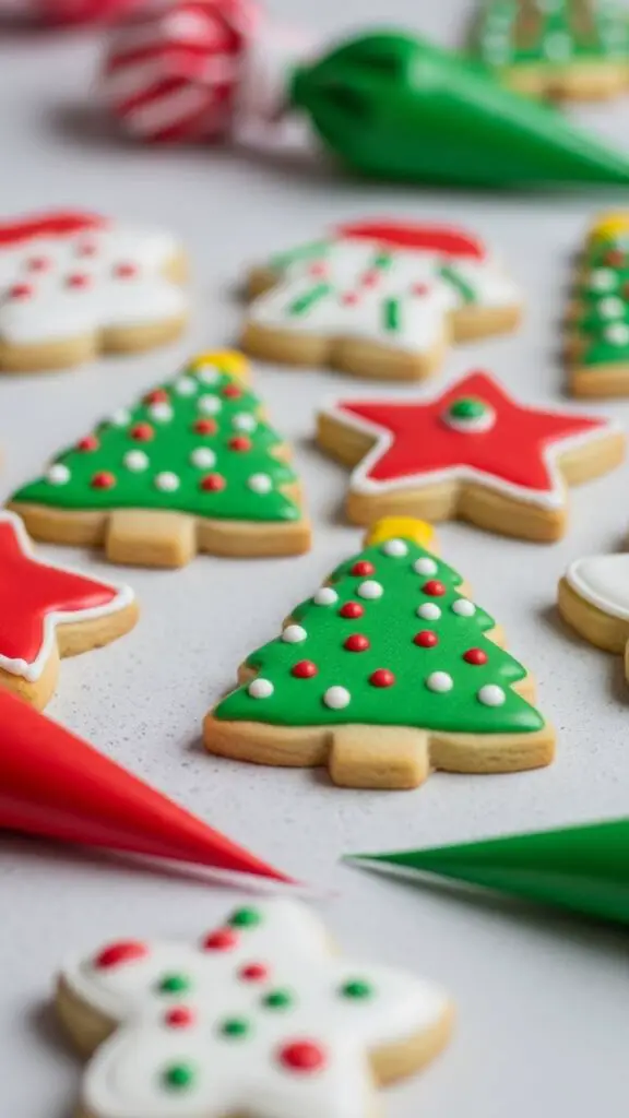 Christmas Sugar Cookies with Royal Icing