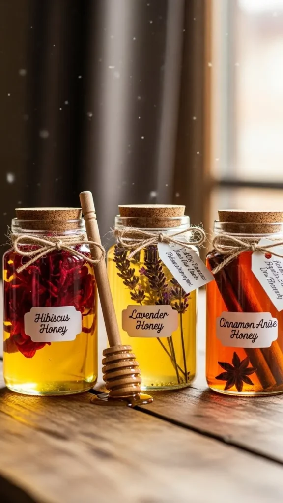 Infused Honey Jars