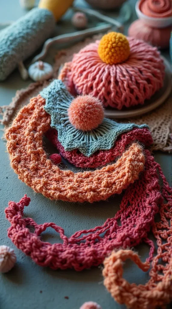 Knitted or Crocheted Accessories for Cozy Vibes