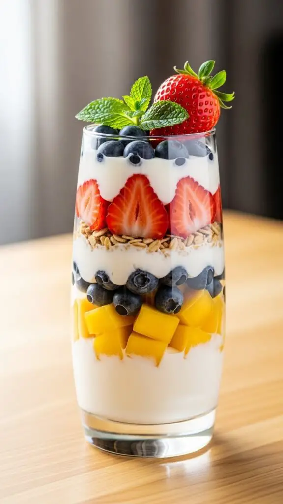 Layered Fruit Parfait