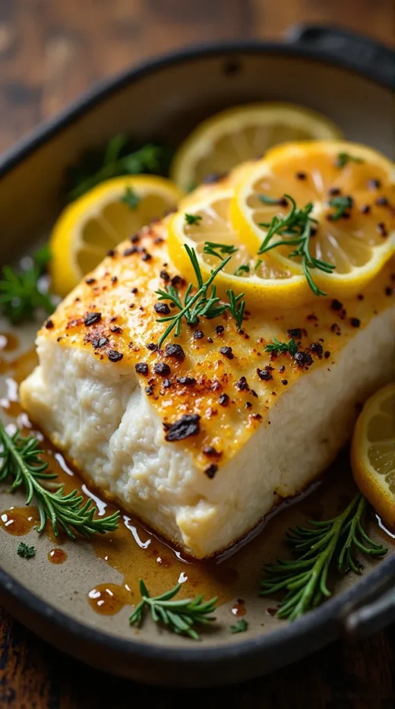 Lemon Herb Baked Cod