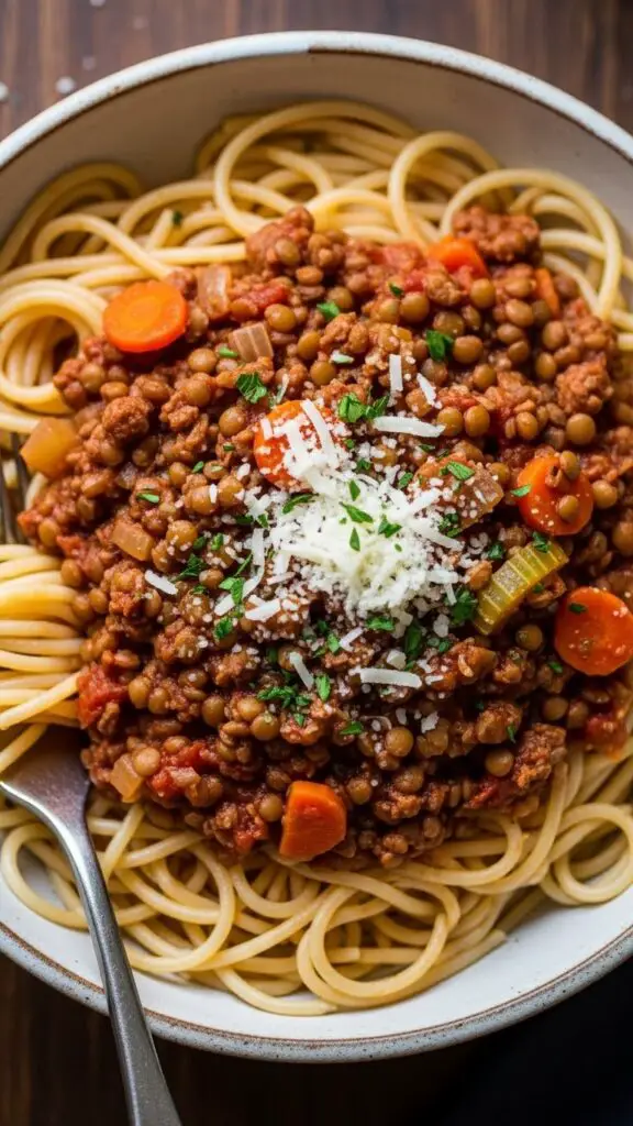 Lentil Bolognese